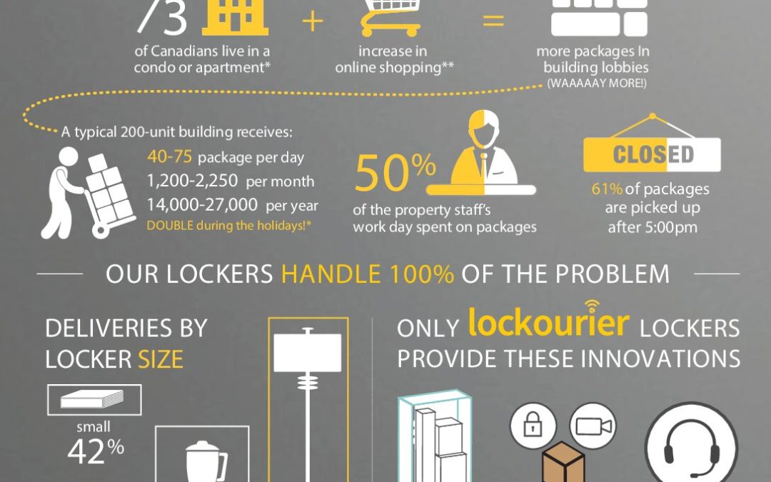 LocKourier Package Problem and Statistics Infographic 2019_12 small brochure