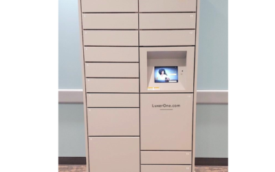 Contactless lockers for students’ laptop drop-off and pick-up